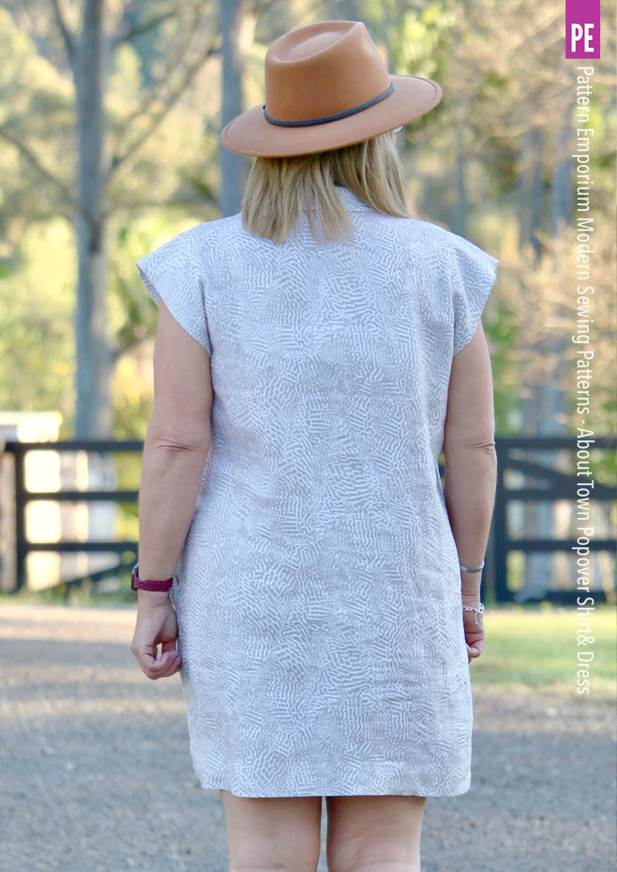 About Town | Popover Shirt & Dress PDF Sewing Pattern - Image 11