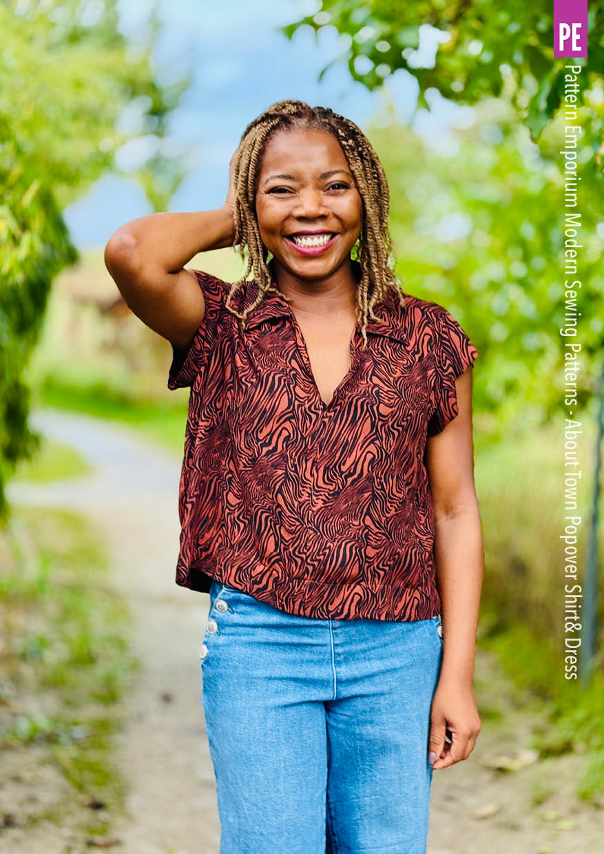 About Town | Popover Shirt & Dress PDF Sewing Pattern - Image 24