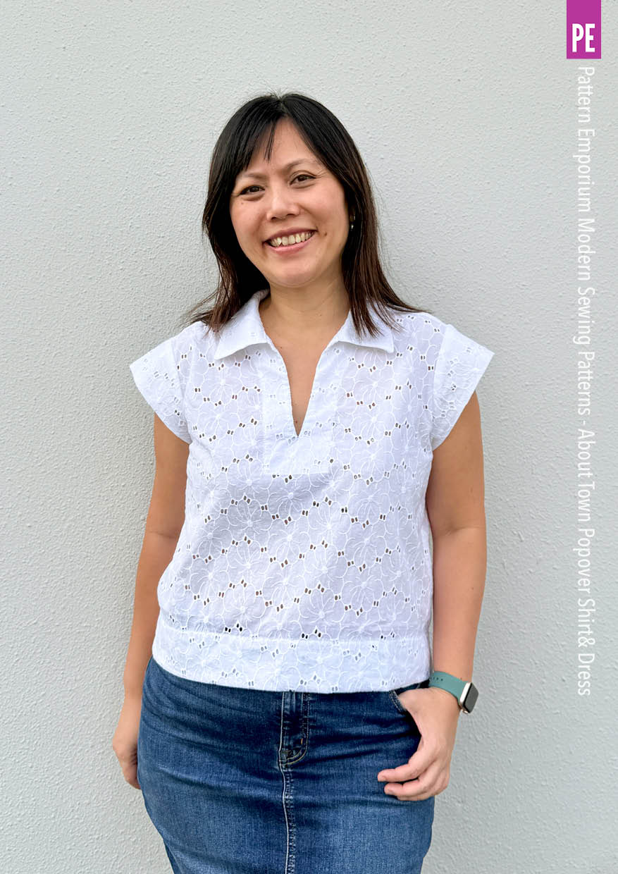 About Town | Popover Shirt & Dress PDF Sewing Pattern - Image 40