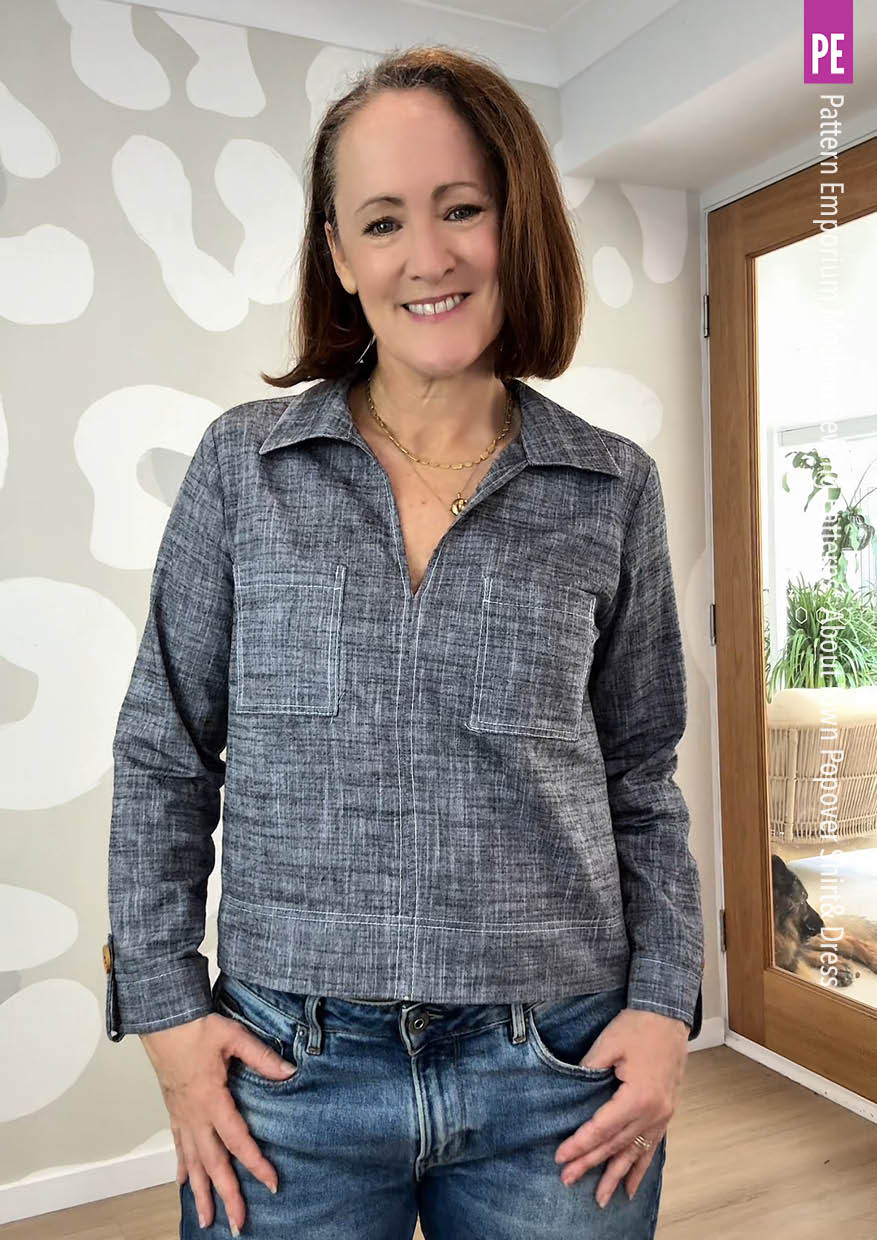 About Town | Popover Shirt & Dress PDF Sewing Pattern - Image 43