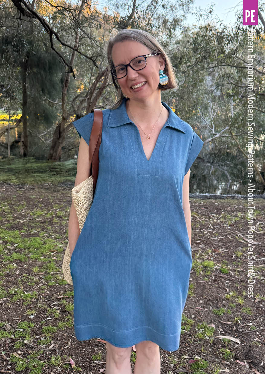 About Town | Popover Shirt & Dress PDF Sewing Pattern - Image 52