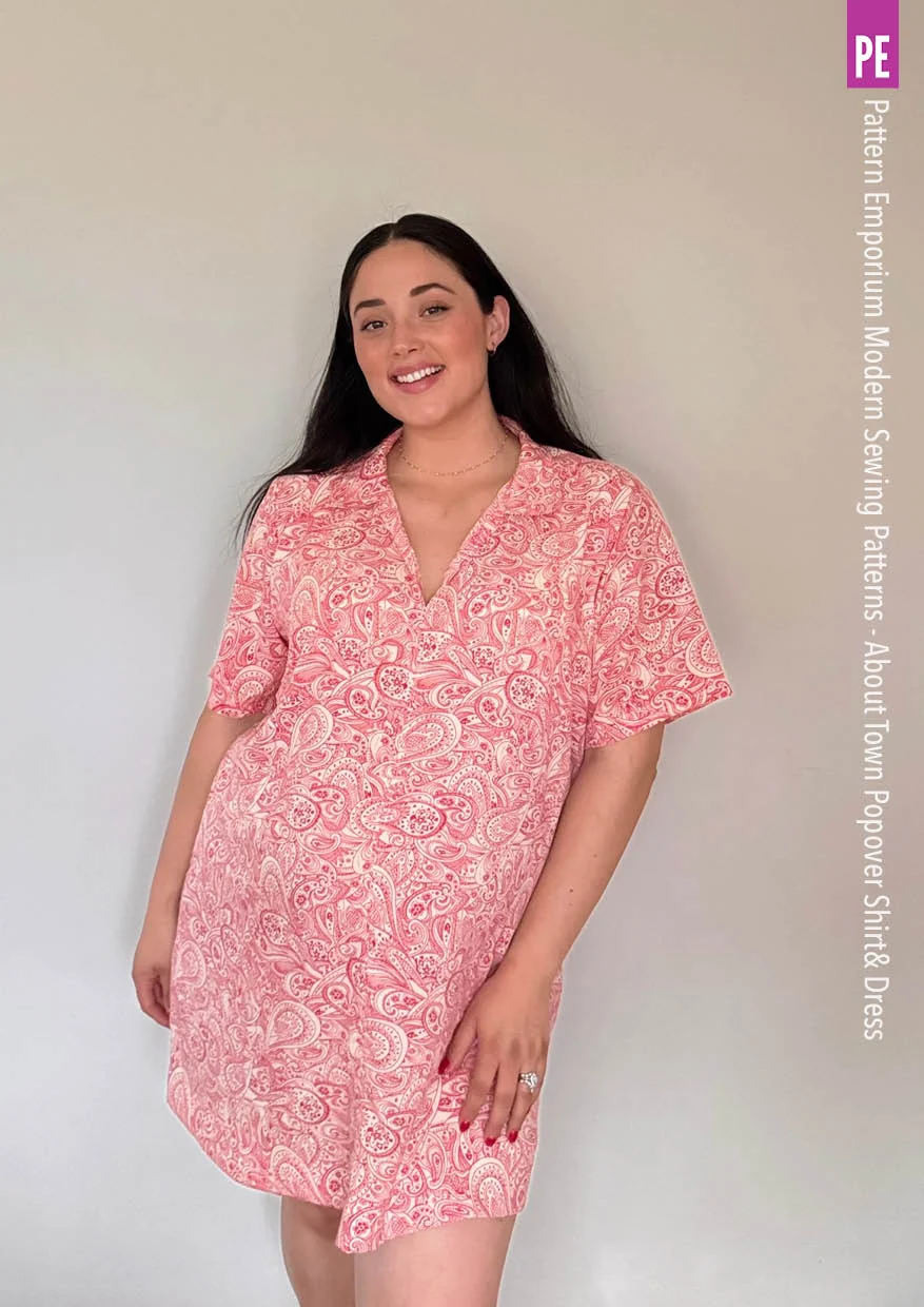 About Town | Popover Shirt & Dress PDF Sewing Pattern - Image 59