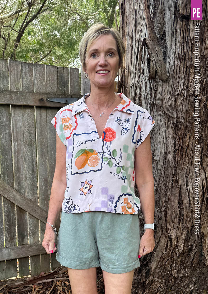 About Town | Popover Shirt & Dress PDF Sewing Pattern - Image 62