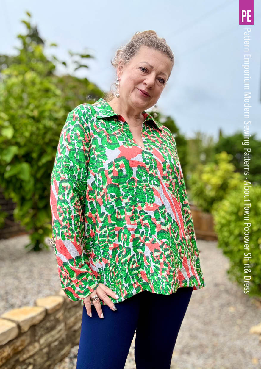About Town | Popover Shirt & Dress PDF Sewing Pattern - Image 83