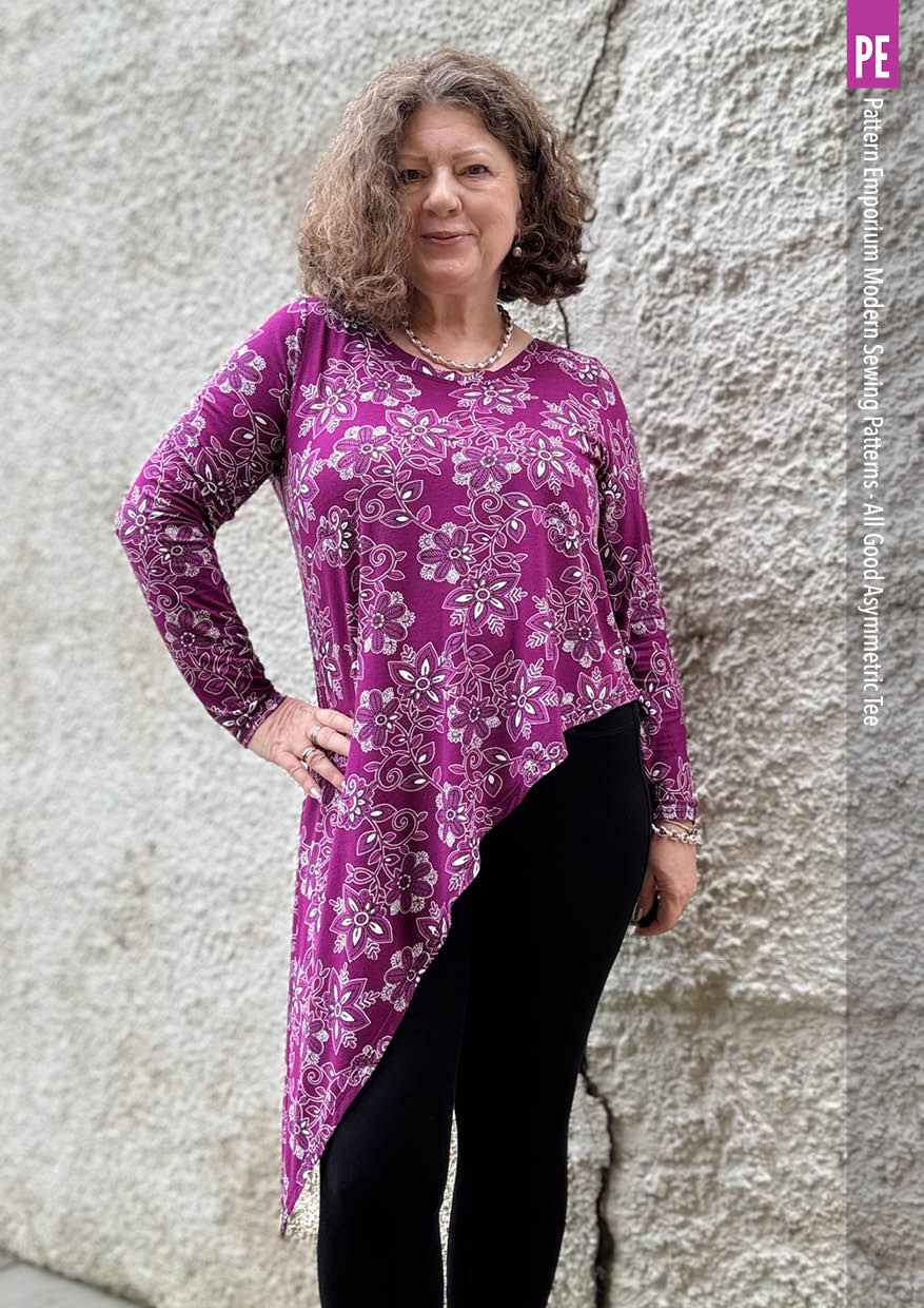 All Good | Asymmetric Tee PDF Sewing Pattern - Image 27