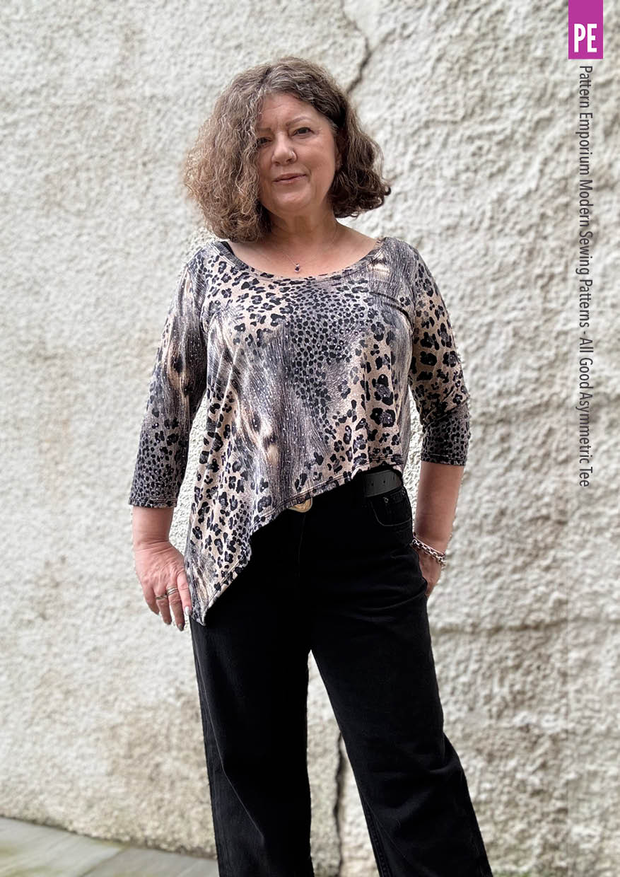 All Good | Asymmetric Tee PDF Sewing Pattern - Image 28