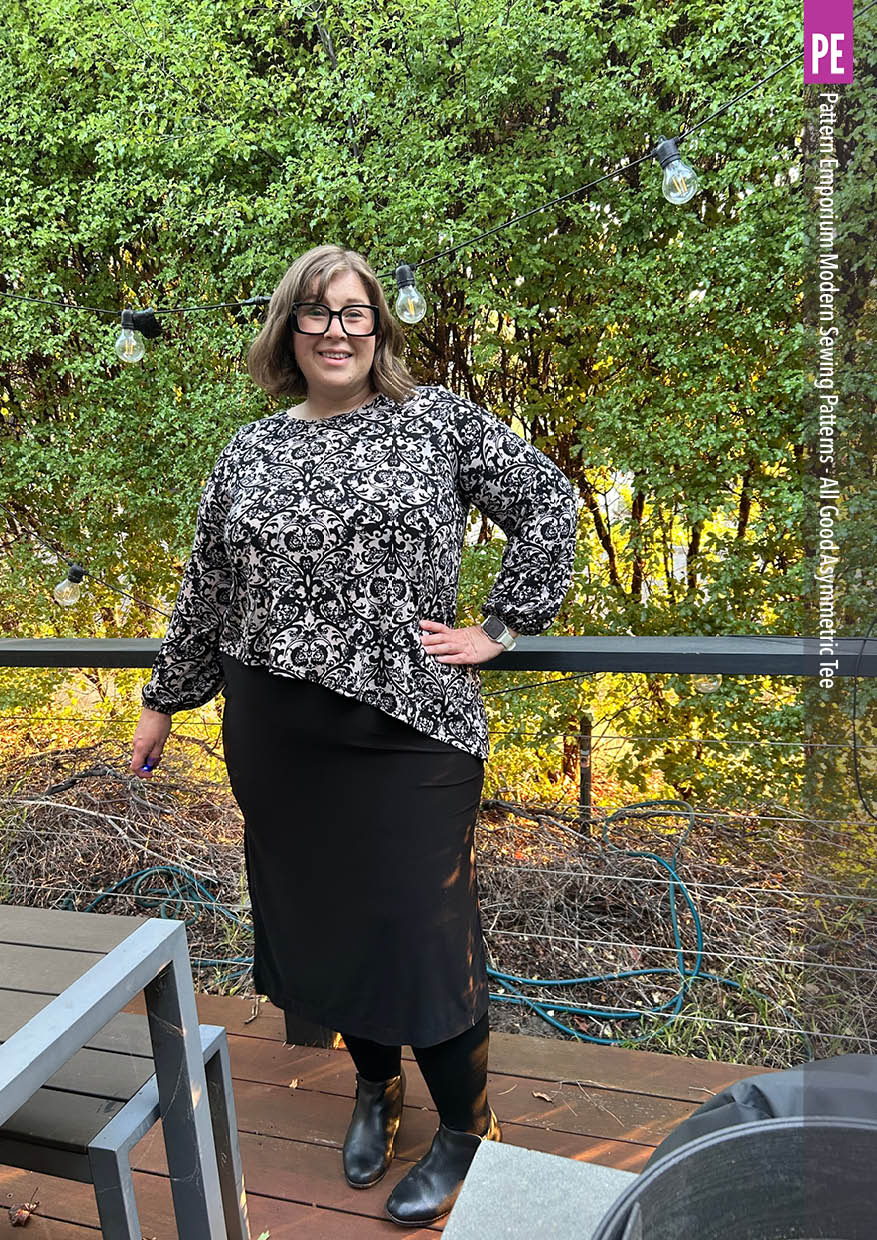 All Good | Asymmetric Tee PDF Sewing Pattern - Image 32