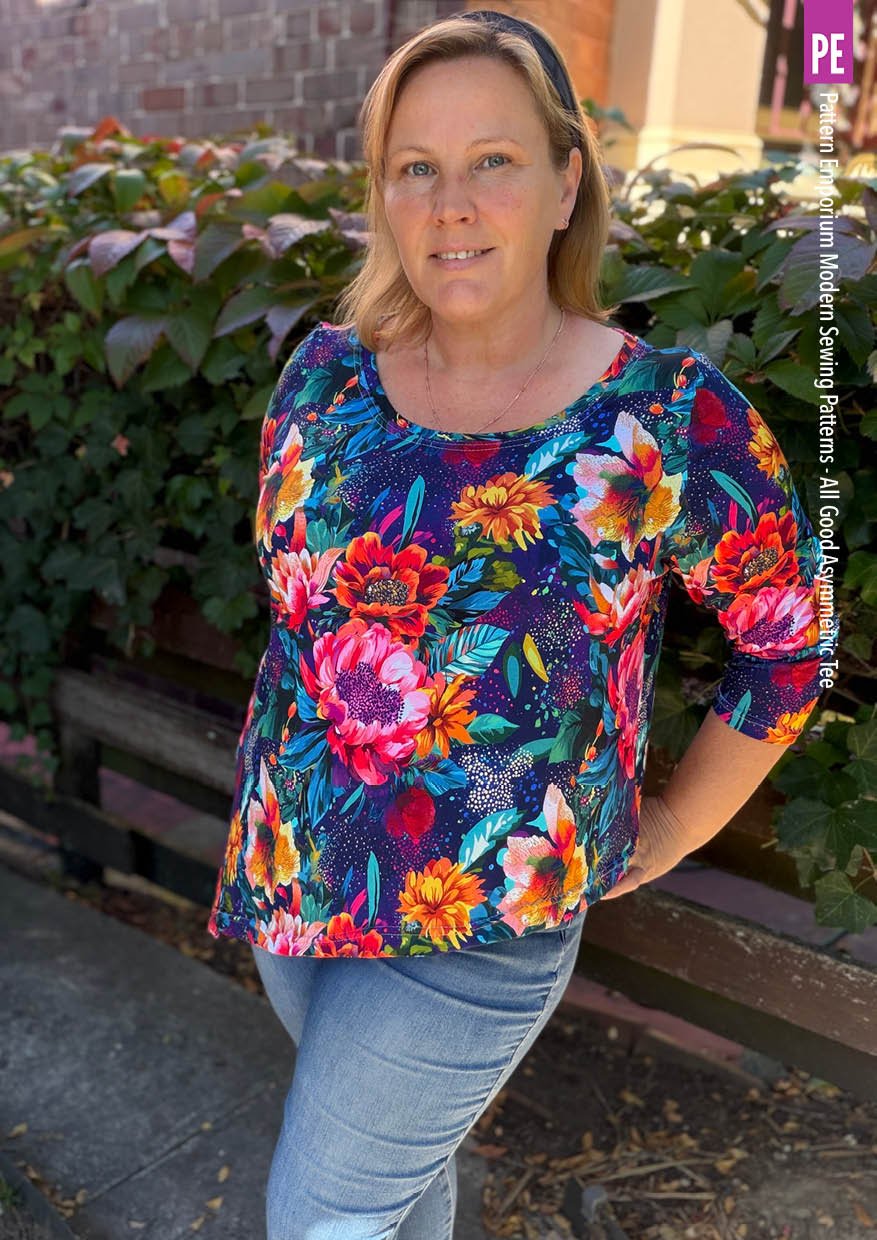 All Good | Asymmetric Tee PDF Sewing Pattern - Image 36