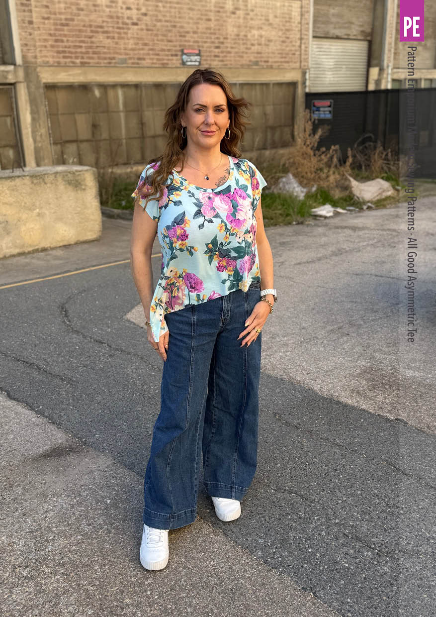 All Good | Asymmetric Tee PDF Sewing Pattern - Image 40