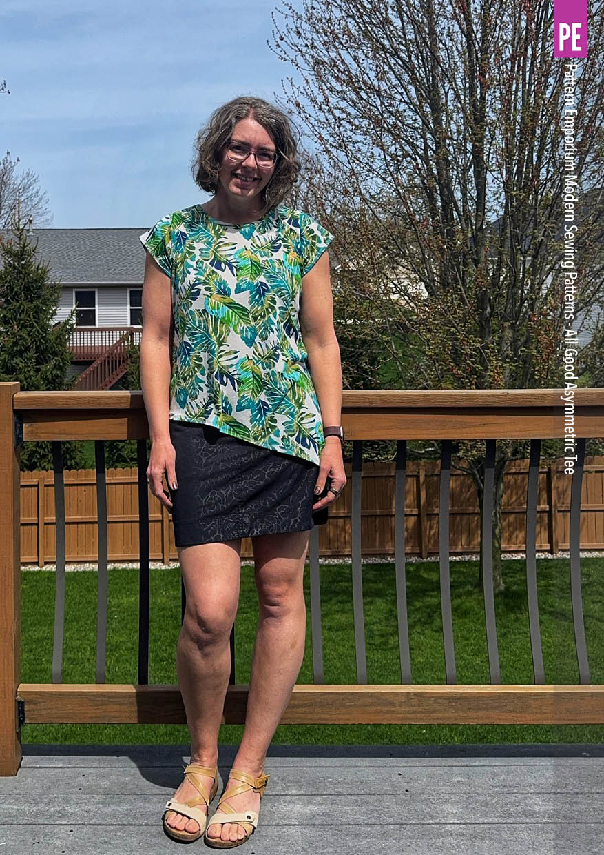 All Good | Asymmetric Tee PDF Sewing Pattern - Image 44