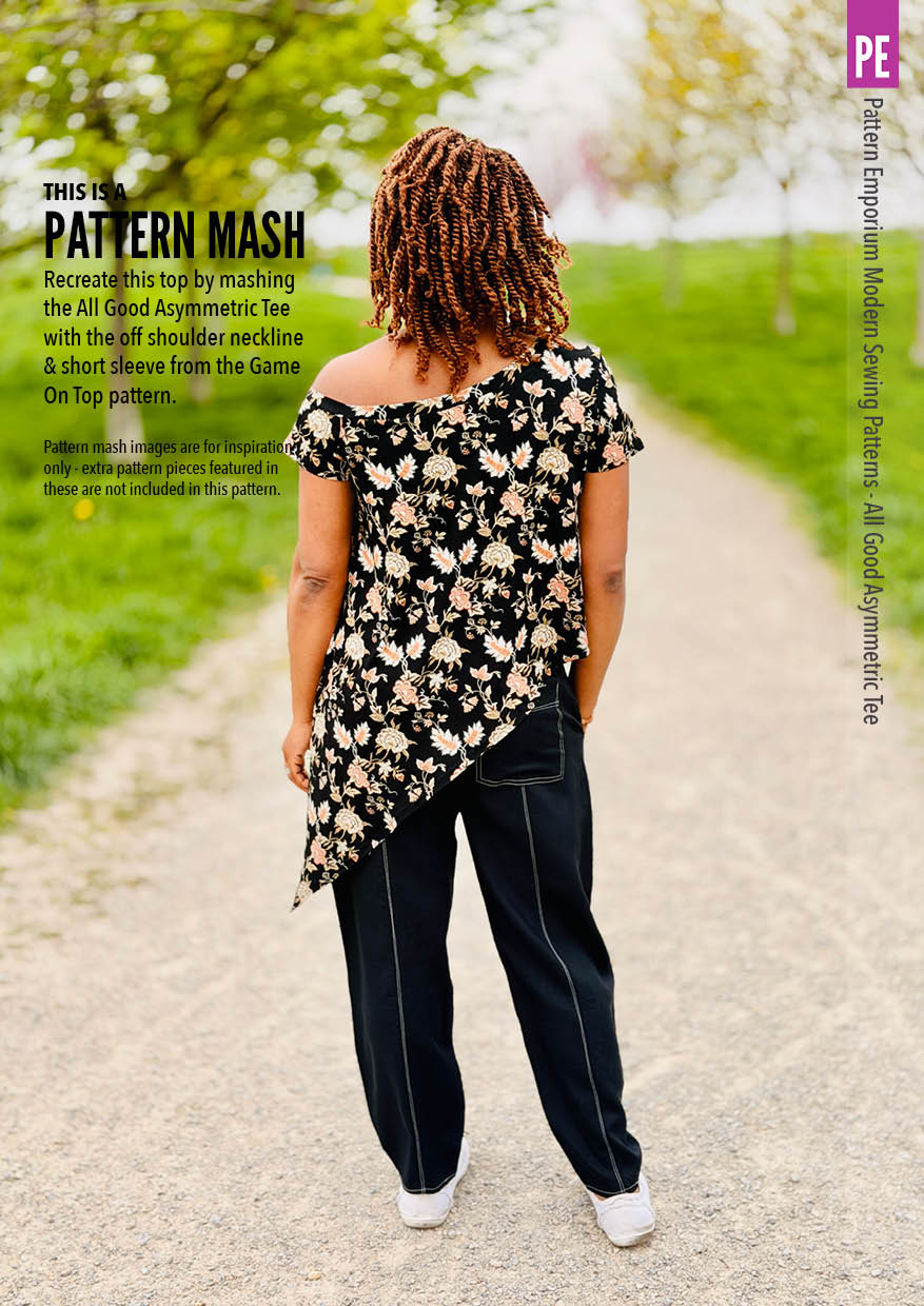 All Good | Asymmetric Tee PDF Sewing Pattern - Image 49