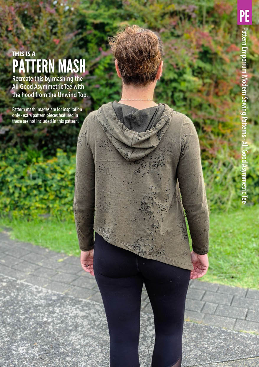 All Good | Asymmetric Tee PDF Sewing Pattern - Image 59