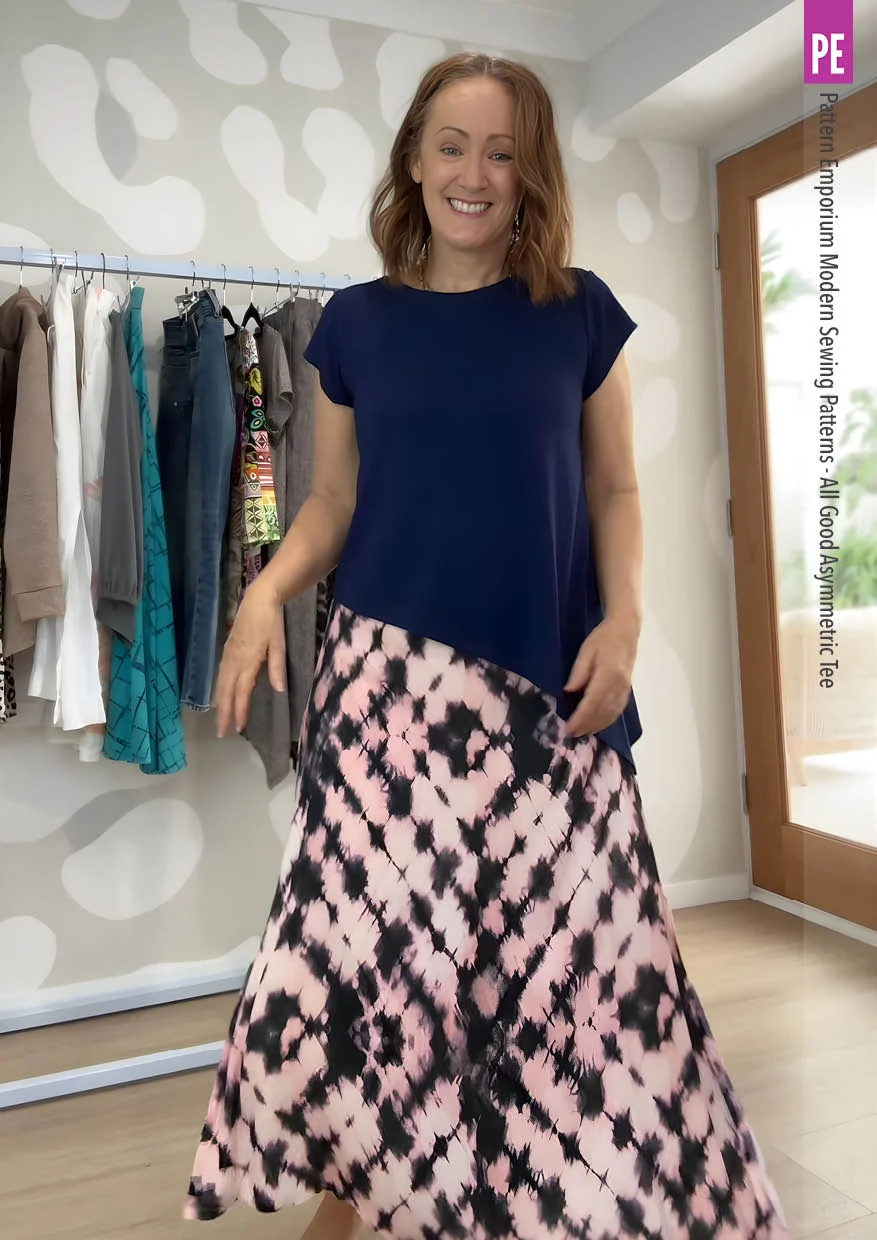 All Good | Asymmetric Tee PDF Sewing Pattern - Image 8