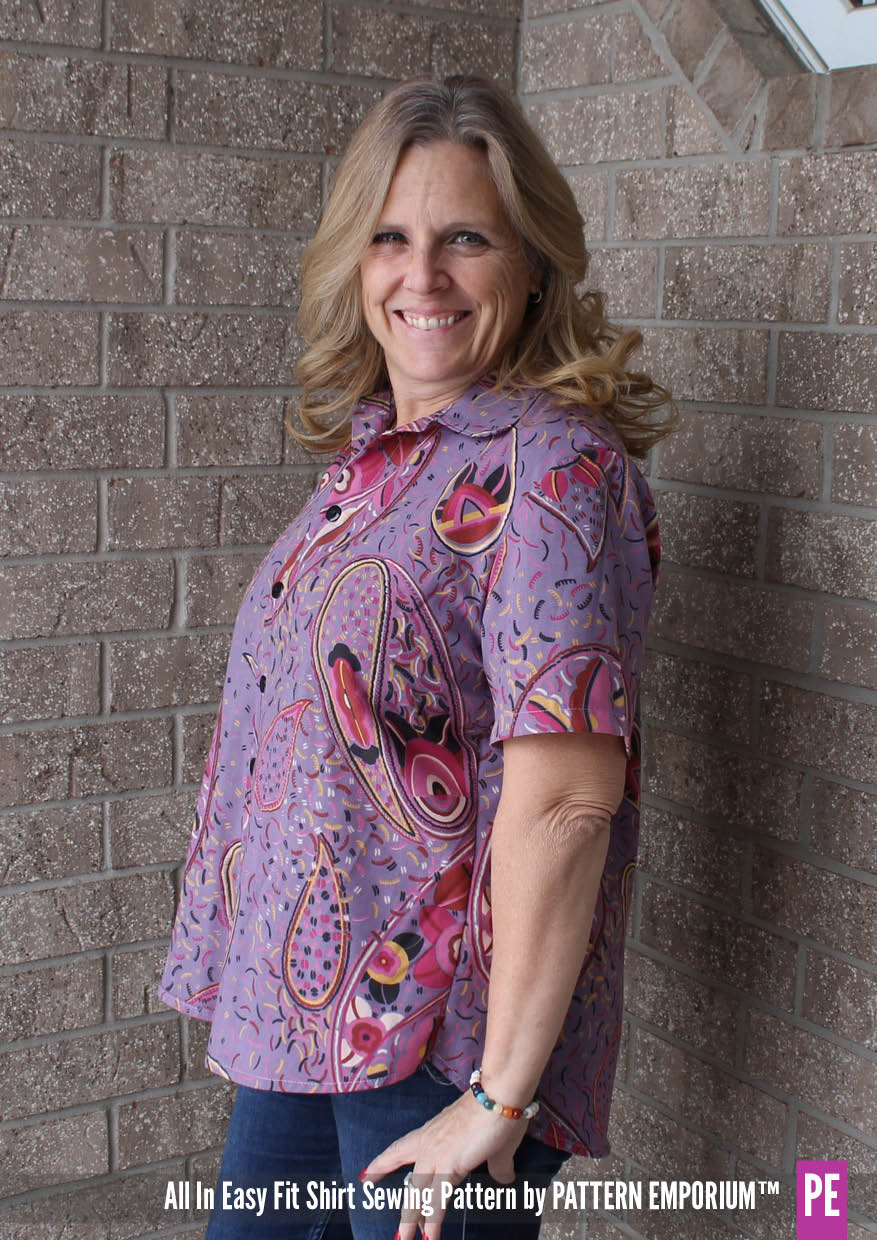 All In | Shirt & Shirt Dress PDF Sewing Pattern - Image 32