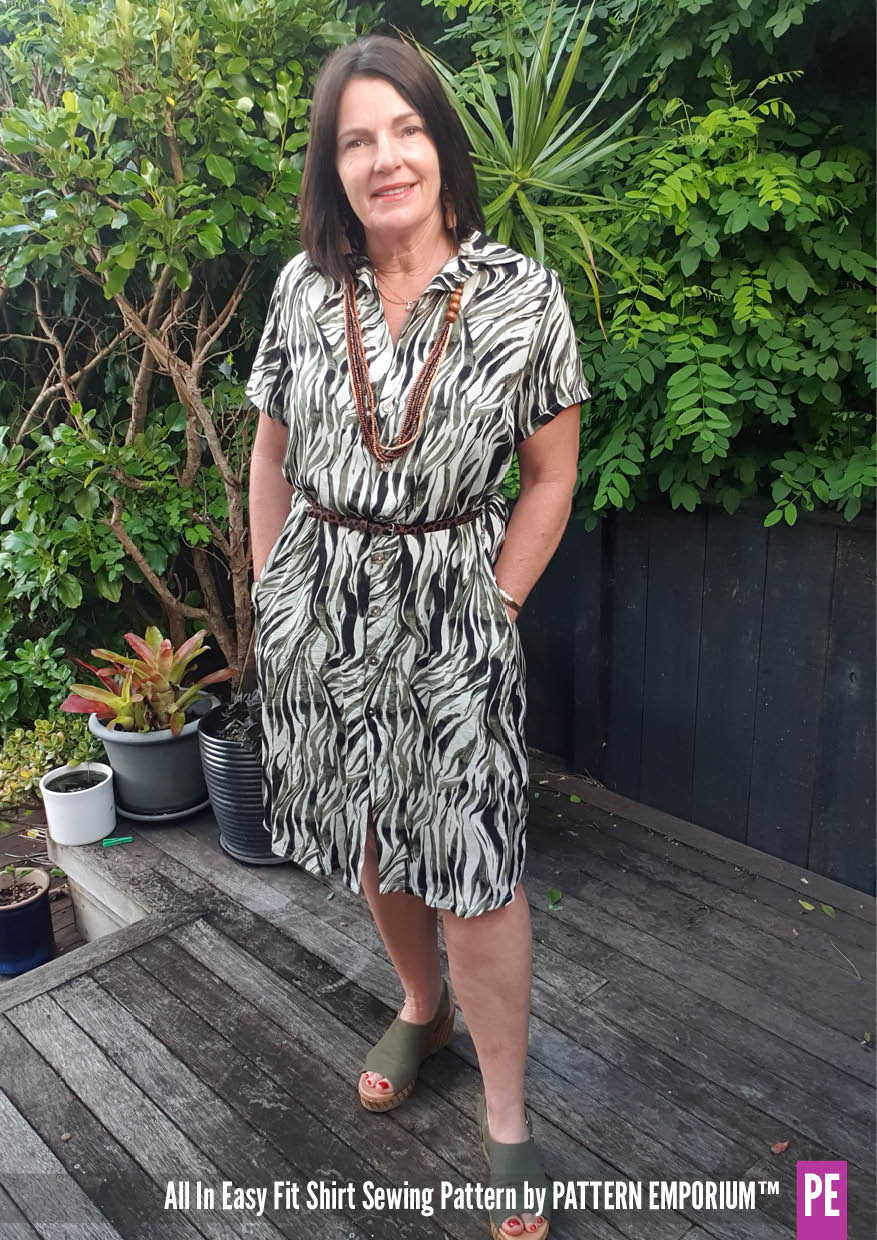 All In | Shirt & Shirt Dress PDF Sewing Pattern - Image 65