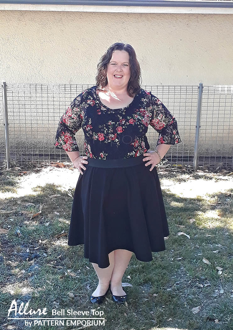 Allure Bell Sleeve Top | PDF Sewing Pattern - Image 28