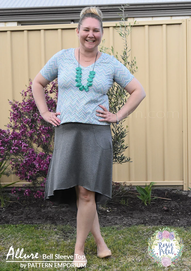Allure Bell Sleeve Top | PDF Sewing Pattern - Image 49