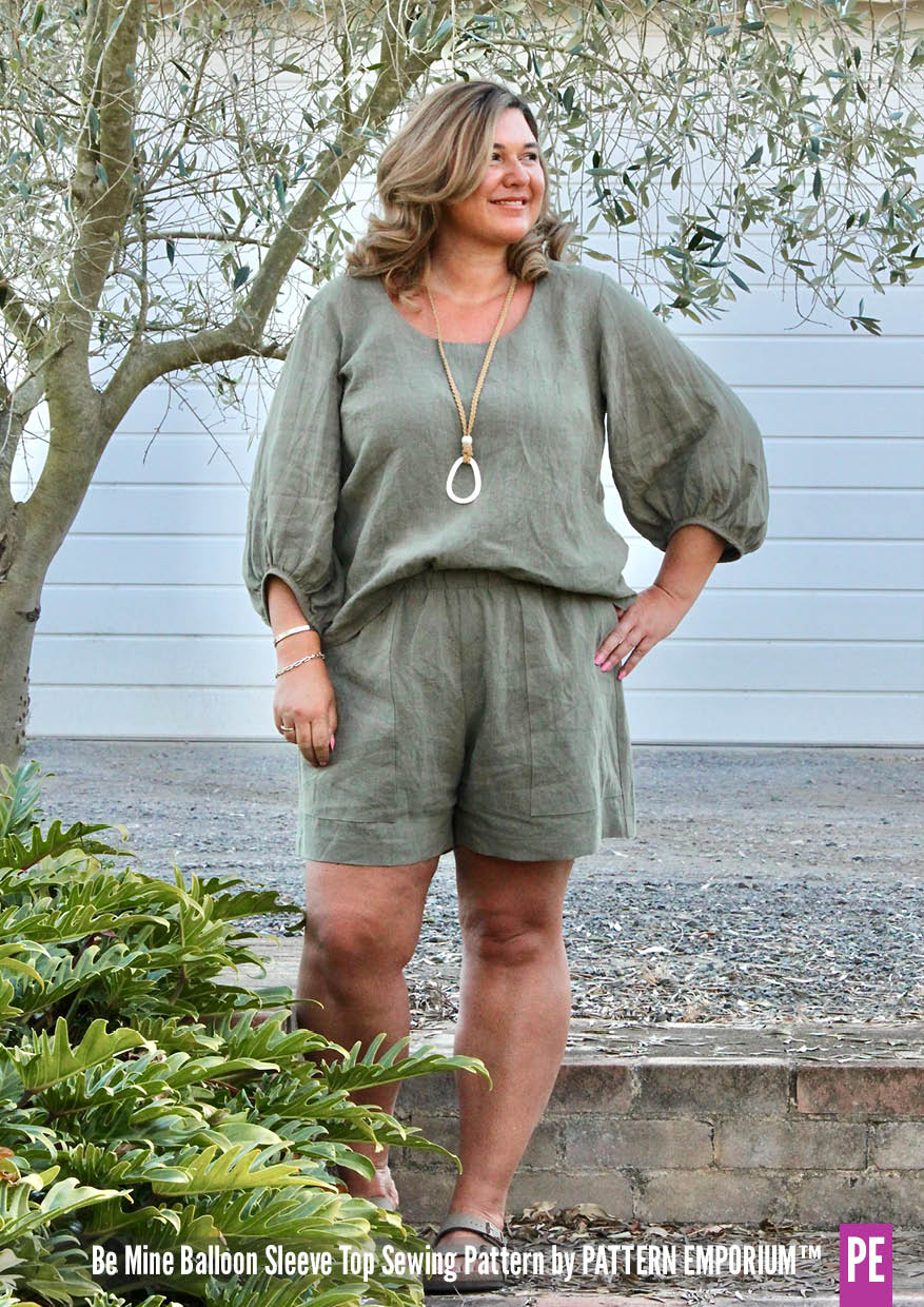 Be Mine | Balloon Sleeve Top PDF Sewing Pattern - Image 15