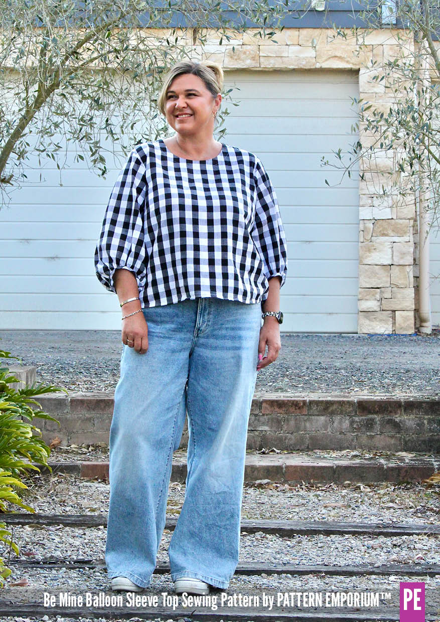 Be Mine | Balloon Sleeve Top PDF Sewing Pattern - Image 19