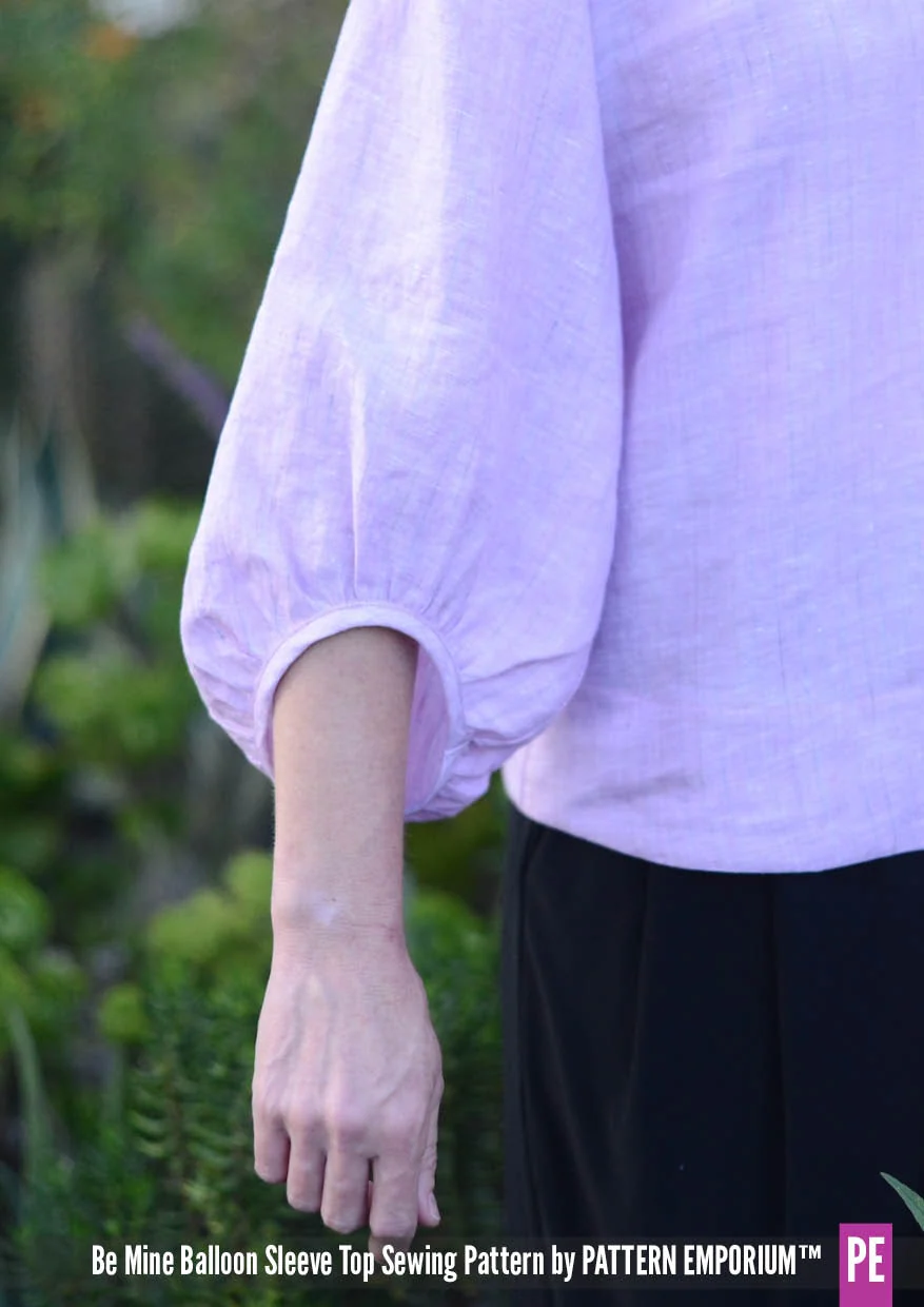 Be Mine | Balloon Sleeve Top PDF Sewing Pattern - Image 27