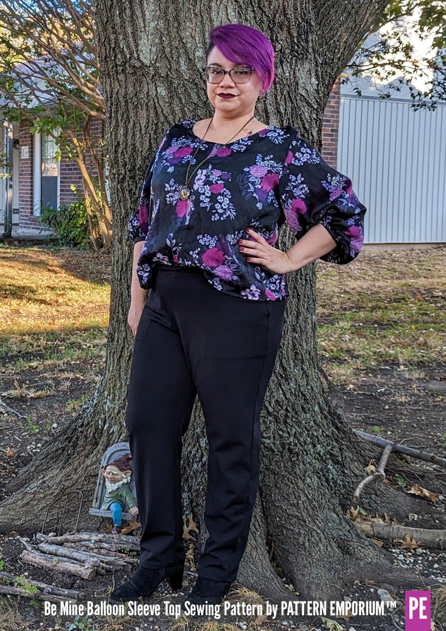 Be Mine | Balloon Sleeve Top PDF Sewing Pattern - Image 56