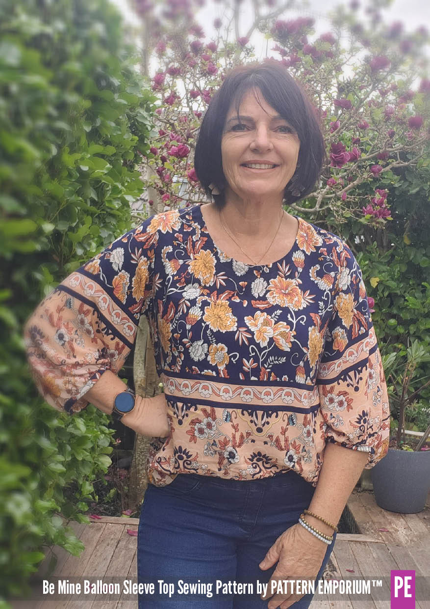 Be Mine | Balloon Sleeve Top PDF Sewing Pattern - Image 73