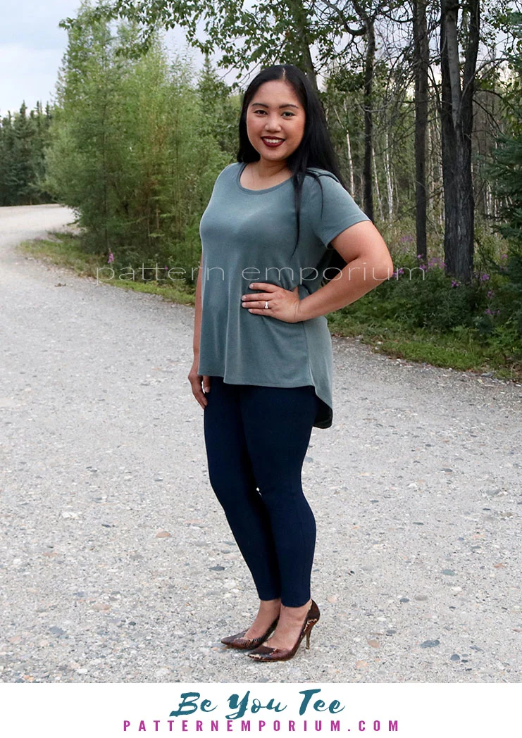 Be You Tee | Relaxed T-shirt PDF Sewing Pattern - Image 23