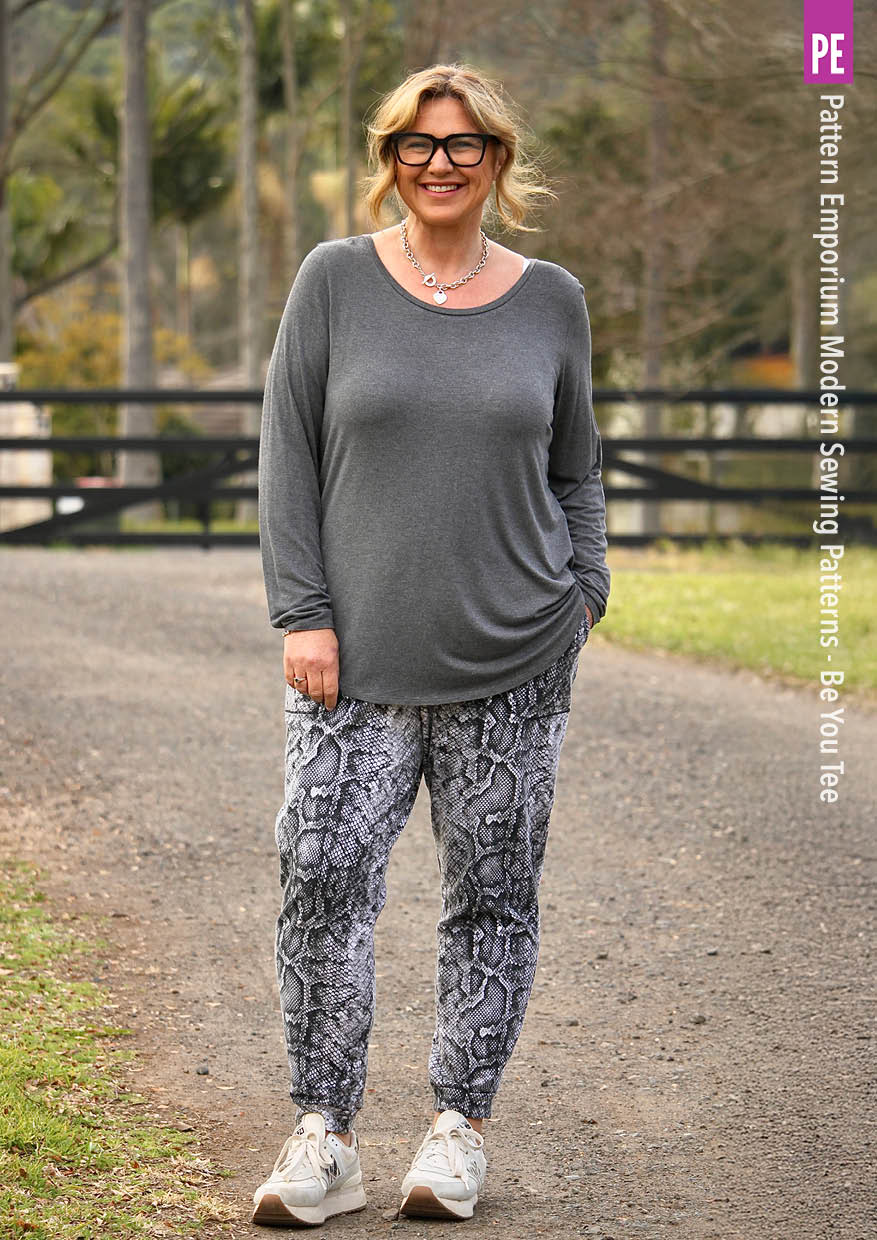 Be You Tee | Relaxed T-shirt PDF Sewing Pattern - Image 3