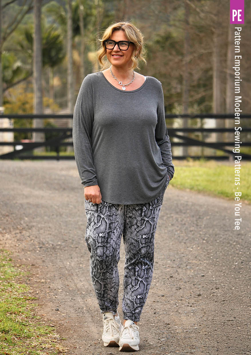 Be You Tee | Relaxed T-shirt PDF Sewing Pattern - Image 4