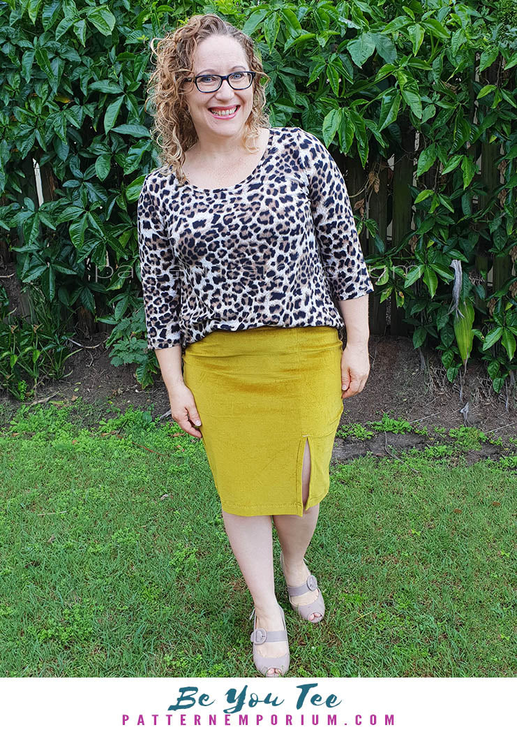 Be You Tee | Relaxed T-shirt PDF Sewing Pattern - Image 67