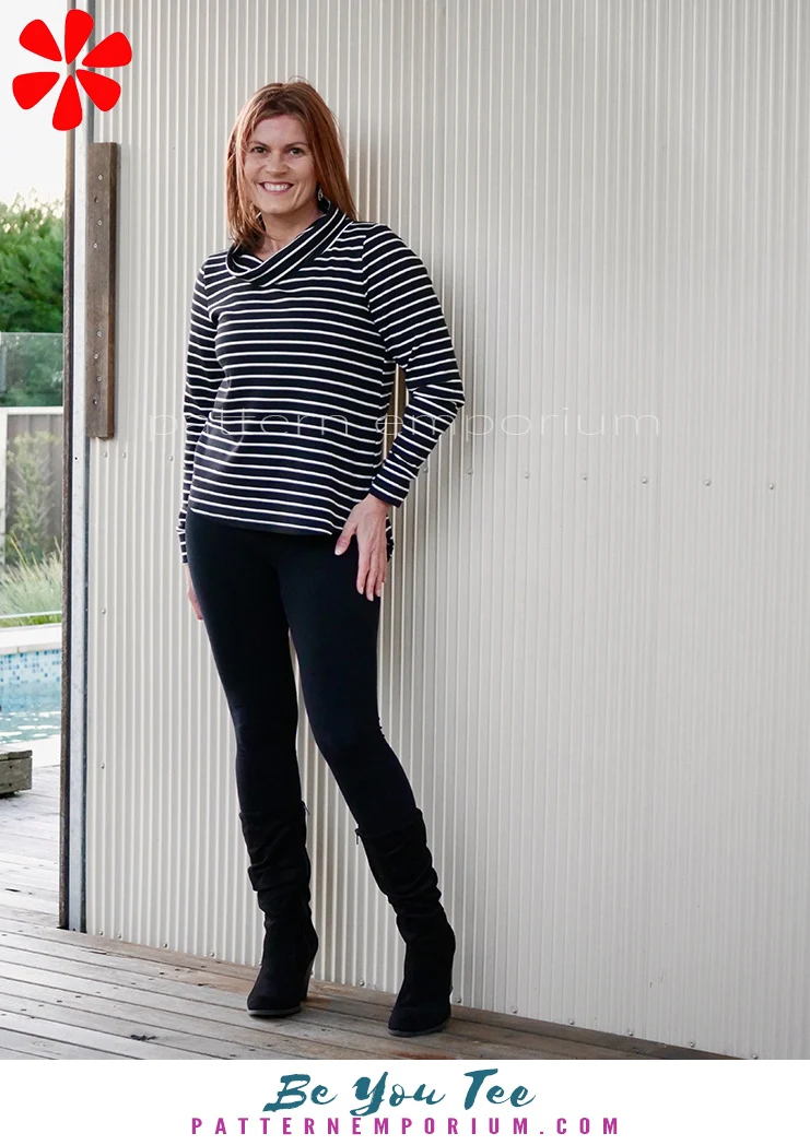 Be You Tee | Relaxed T-shirt PDF Sewing Pattern - Image 87