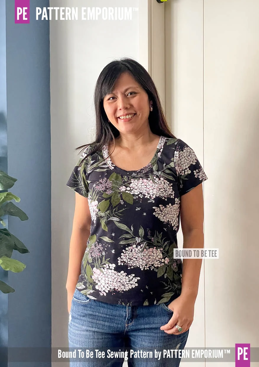 Bound To Be | Wide Binding T-Shirt PDF Sewing Pattern - Image 40
