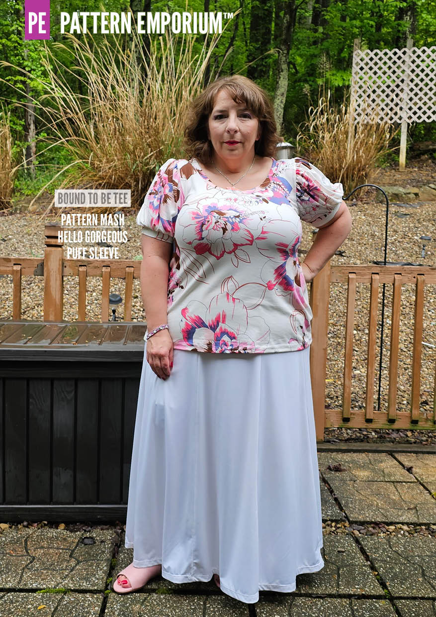 Bound To Be | Wide Binding T-Shirt PDF Sewing Pattern - Image 49