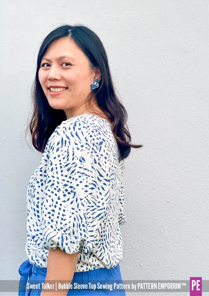 Sweet Talker | Bubble Sleeve Top PDF Sewing Pattern - Image 21