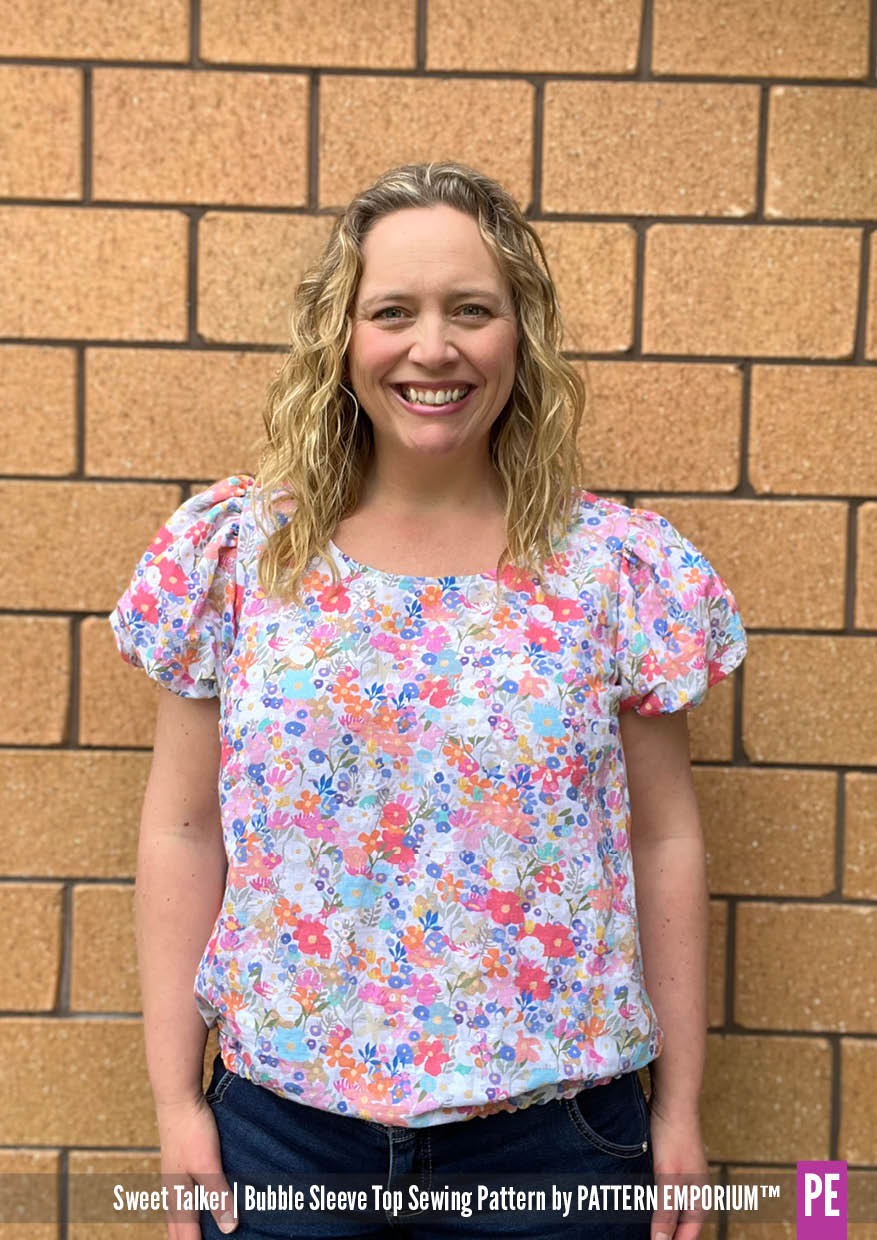 Sweet Talker | Bubble Sleeve Top PDF Sewing Pattern - Image 28