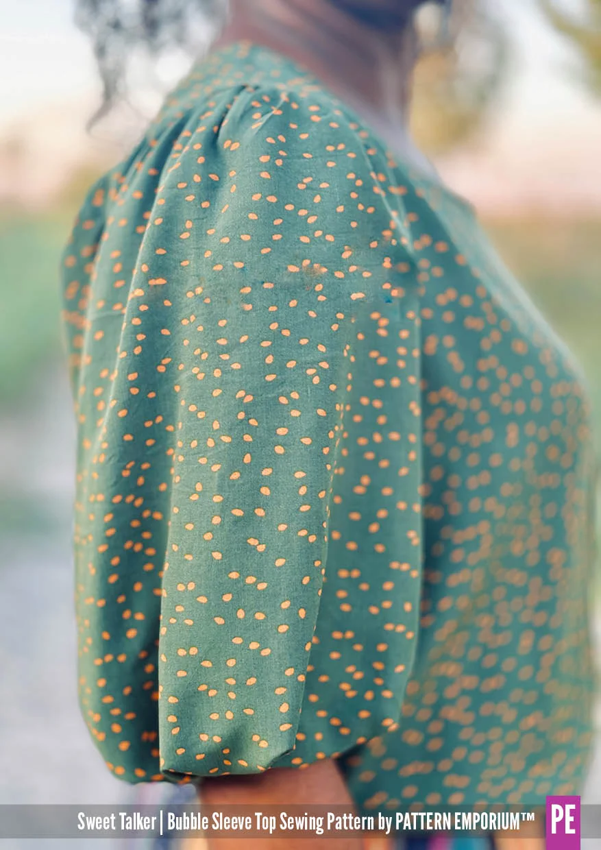 Sweet Talker | Bubble Sleeve Top PDF Sewing Pattern - Image 42