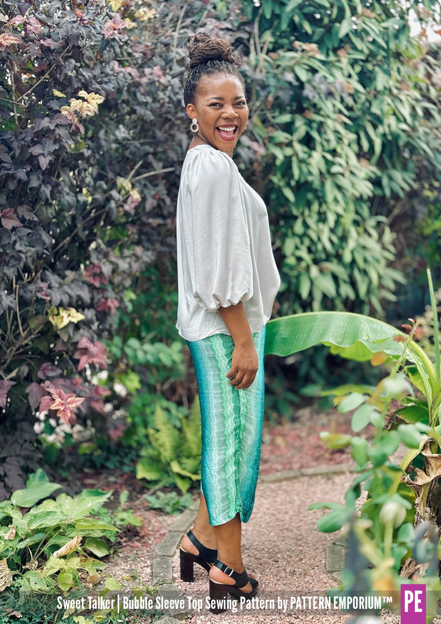 Sweet Talker | Bubble Sleeve Top PDF Sewing Pattern - Image 44