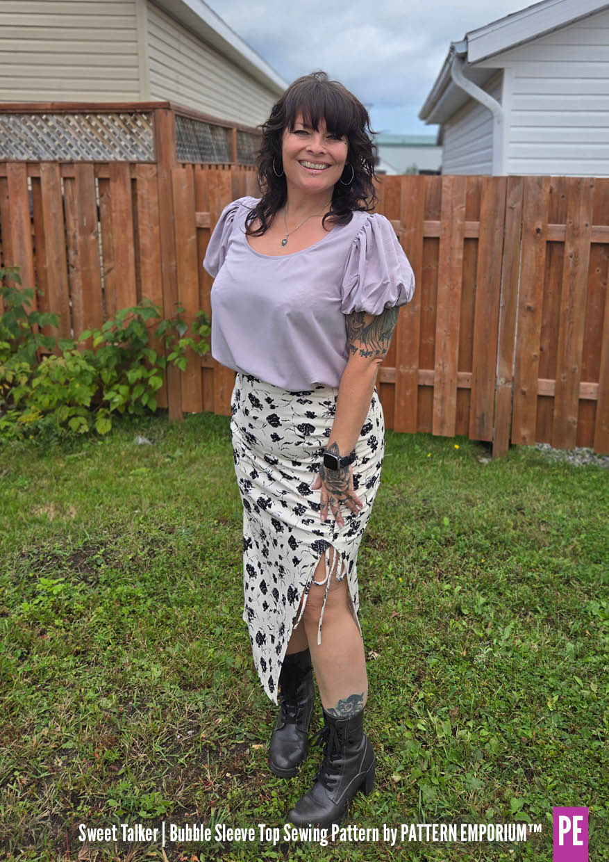 Sweet Talker | Bubble Sleeve Top PDF Sewing Pattern - Image 53