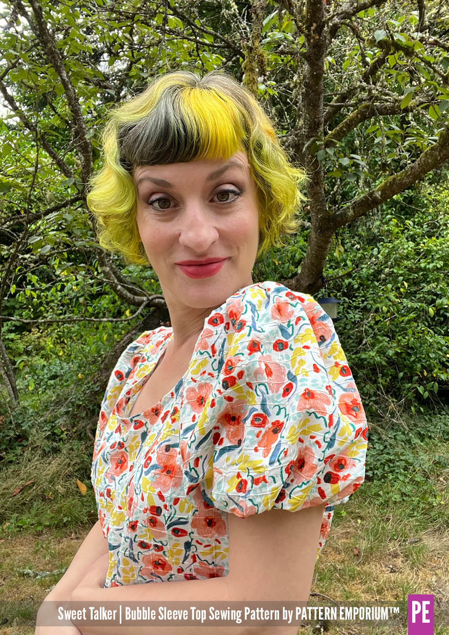 Sweet Talker | Bubble Sleeve Top PDF Sewing Pattern - Image 59
