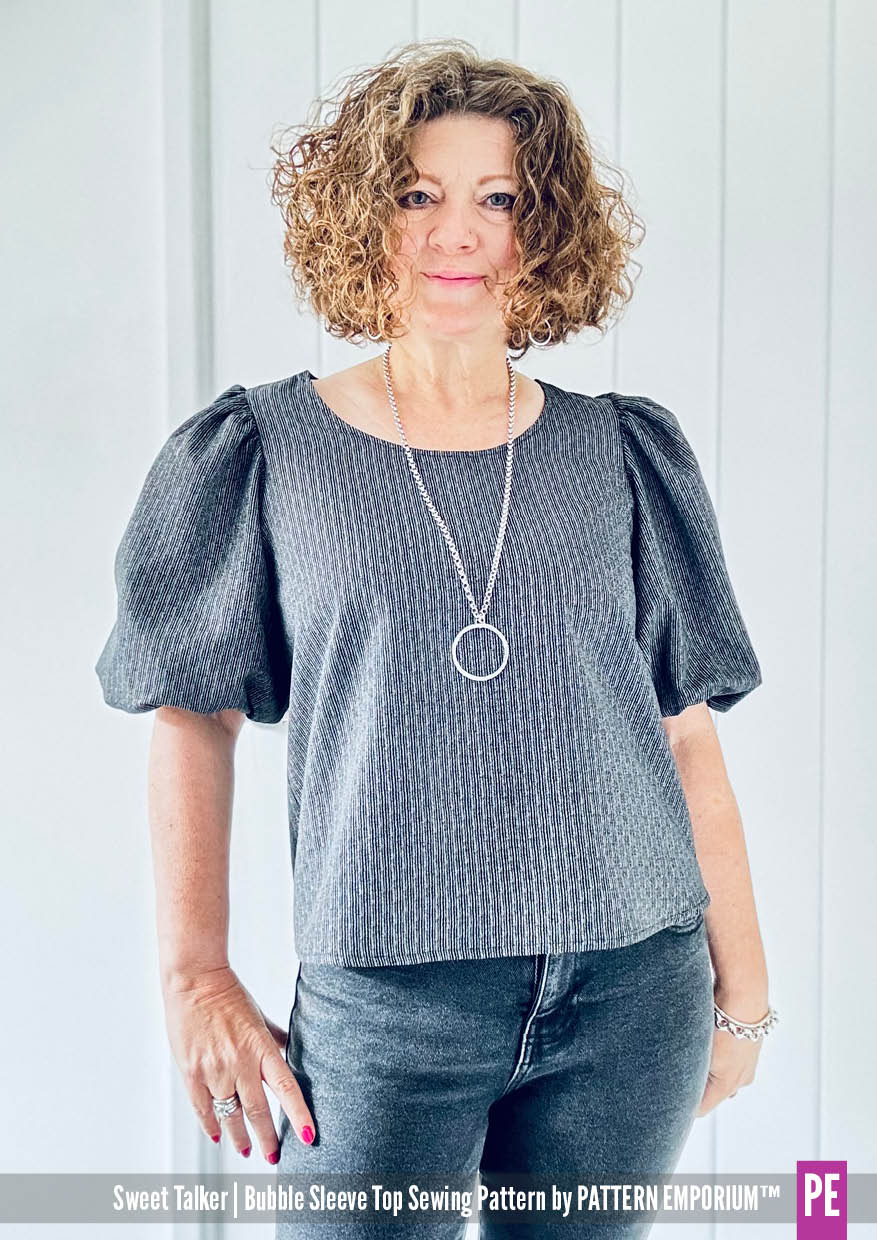 Sweet Talker | Bubble Sleeve Top PDF Sewing Pattern - Image 63