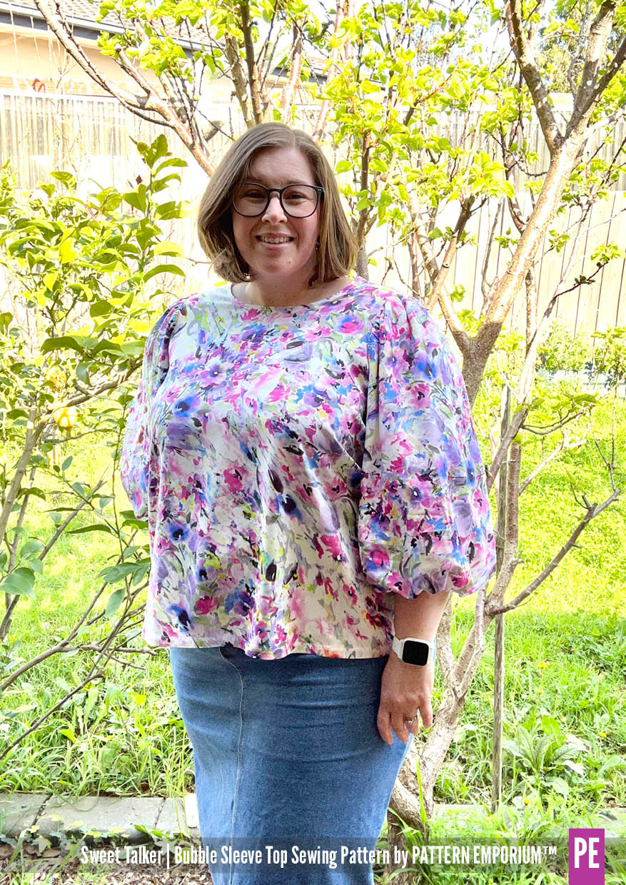 Sweet Talker | Bubble Sleeve Top PDF Sewing Pattern - Image 67