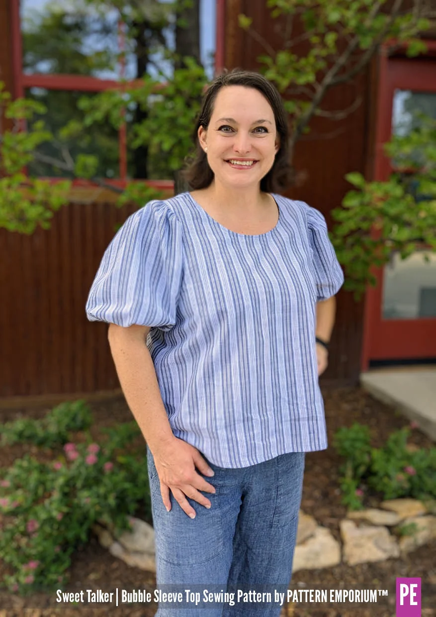 Sweet Talker | Bubble Sleeve Top PDF Sewing Pattern - Image 72