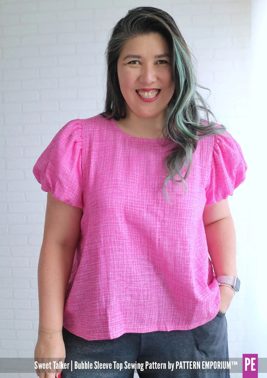 Sweet Talker | Bubble Sleeve Top PDF Sewing Pattern - Image 74