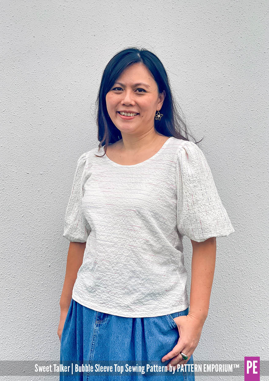 Sweet Talker | Bubble Sleeve Top PDF Sewing Pattern - Image 82