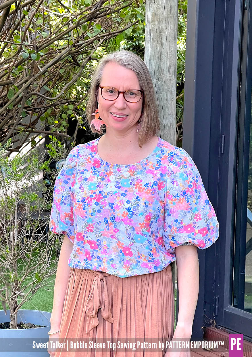 Sweet Talker | Bubble Sleeve Top PDF Sewing Pattern - Image 83