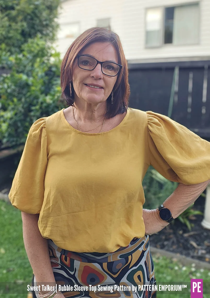 Sweet Talker | Bubble Sleeve Top PDF Sewing Pattern - Image 89