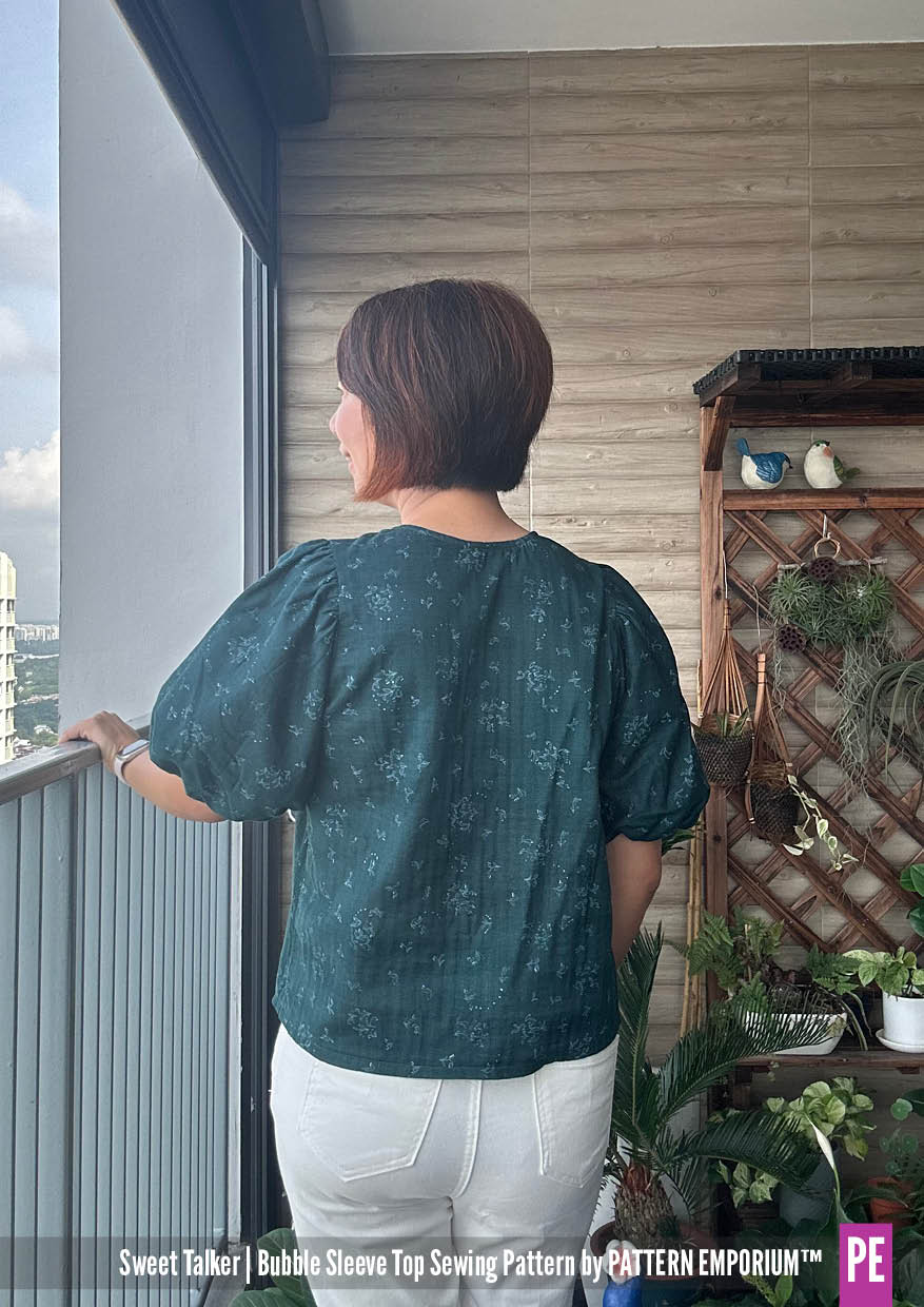 Sweet Talker | Bubble Sleeve Top PDF Sewing Pattern - Image 95