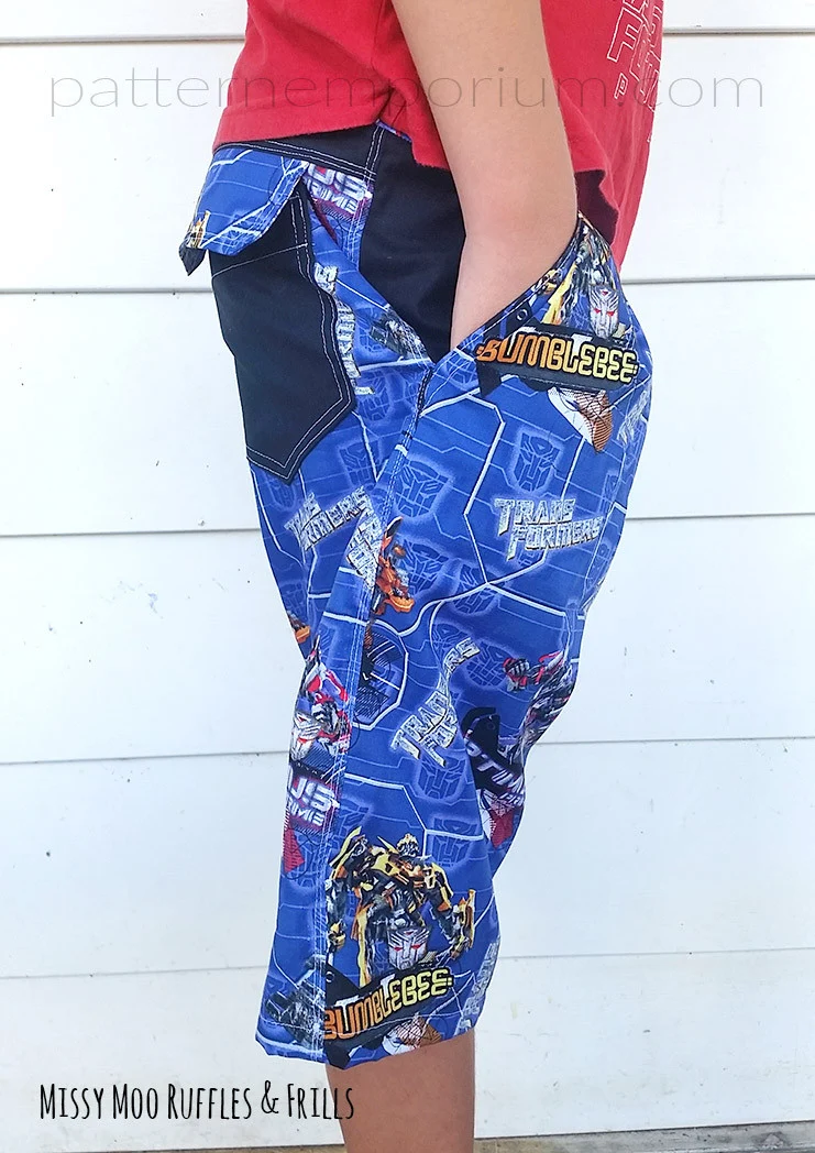 Busy Boys | Shorts PDF Sewing Pattern - Image 20