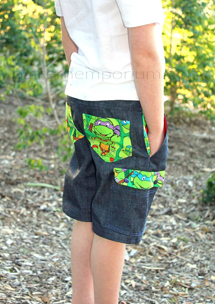 Busy Boys | Shorts PDF Sewing Pattern - Image 21