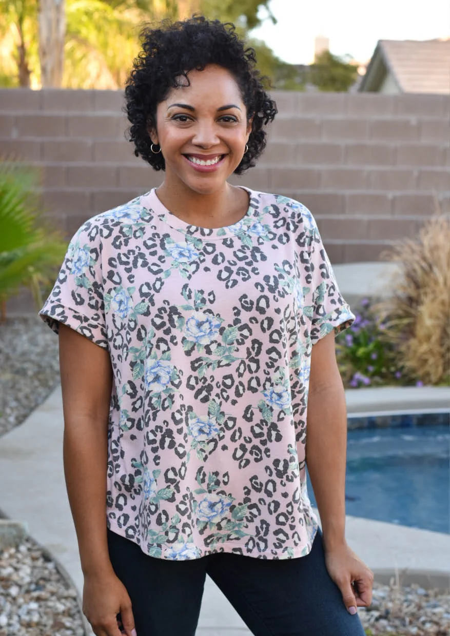 Carefree Cuffed Tee | Dolman T-shirt PDF Sewing Pattern - Image 3